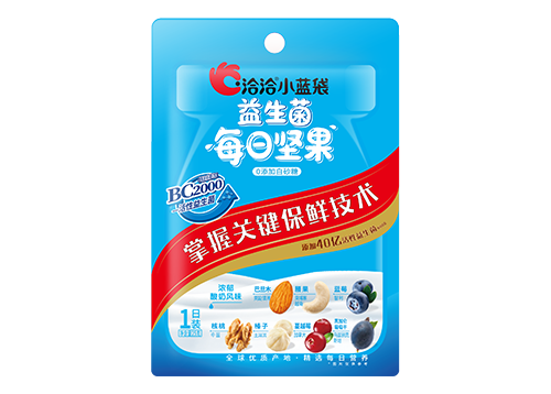 抖圈小蓝袋益生菌每日坚果